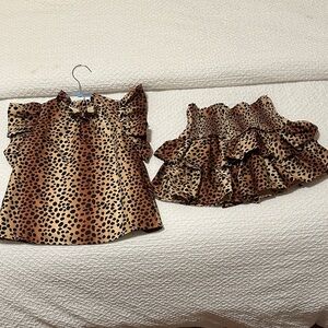 Janie and Jack Animal Print Set